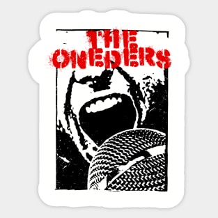 oneders scream Sticker